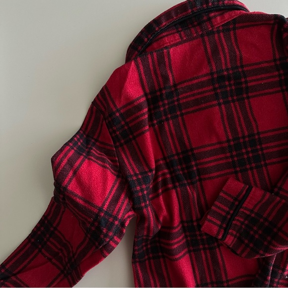 Toddler Plaid Button Down Pajama Set - Picture 4 of 6